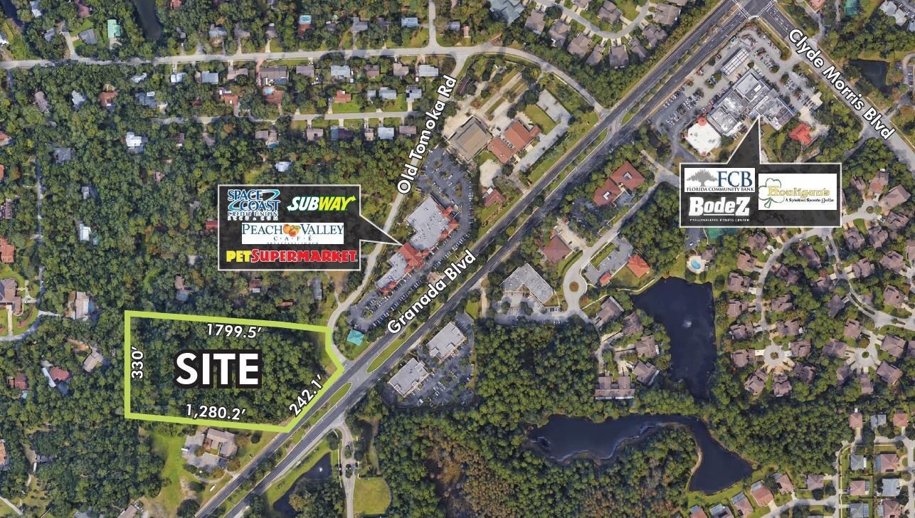 1211 W Granada Blvd, Ormond Beach, FL for sale Aerial- Image 1 of 1