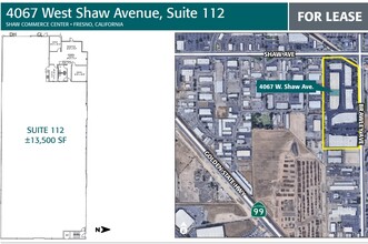 4067 W Shaw Ave, Fresno, CA for lease Floor Plan- Image 1 of 1