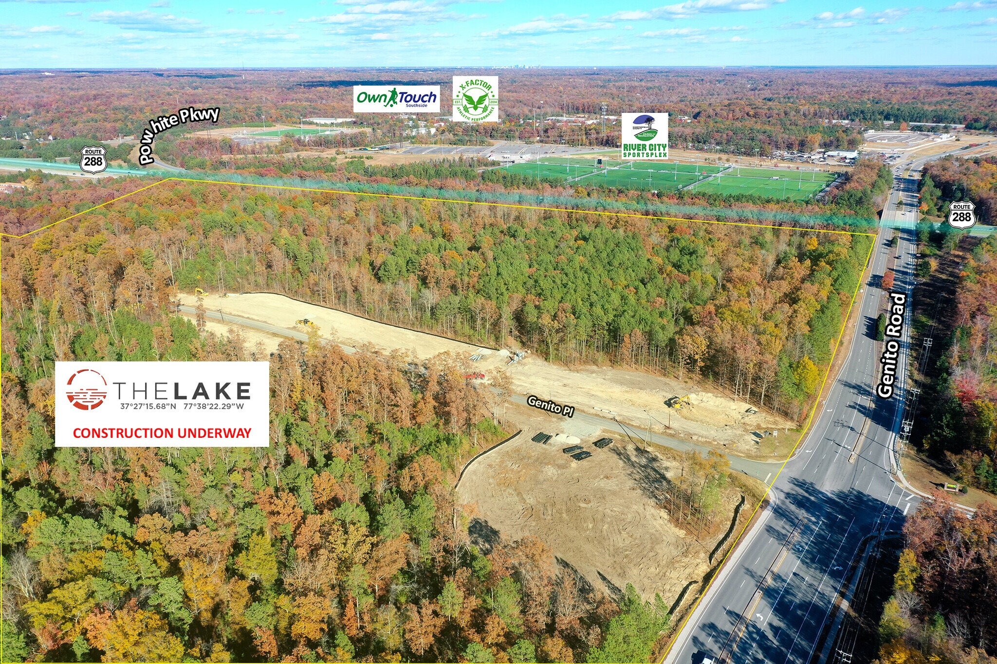 Genito Rd, Midlothian, VA 23112 The Lake