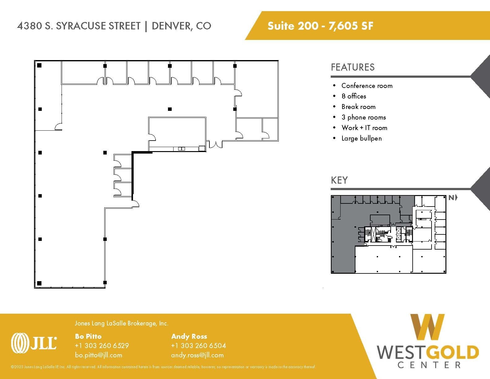 4380 S Syracuse St, Denver, CO for lease Floor Plan- Image 1 of 1