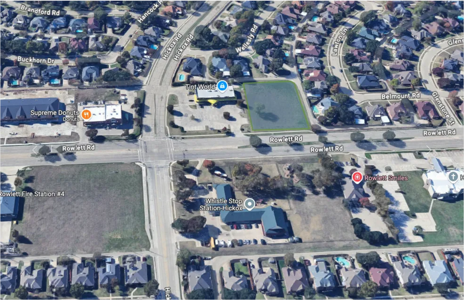 7001 Rowlett Rd, Rowlett, TX for lease - Aerial - Image 1 of 4