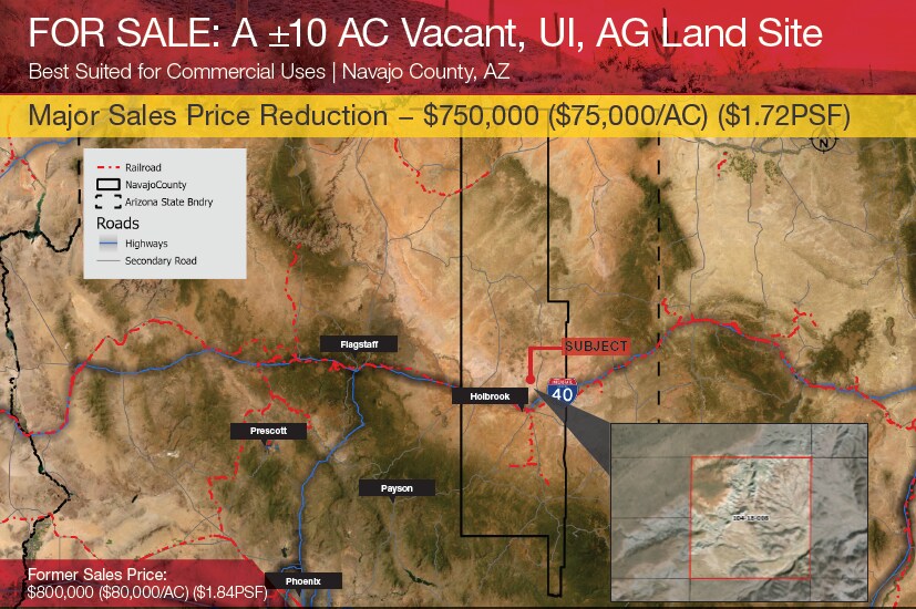 ±10 AC Vacant Land Navajo County, AZ, Hereford, AZ for sale Building Photo- Image 1 of 2