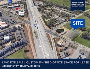 4640 SE 15th St, Del City, OK - AERIAL  map view
