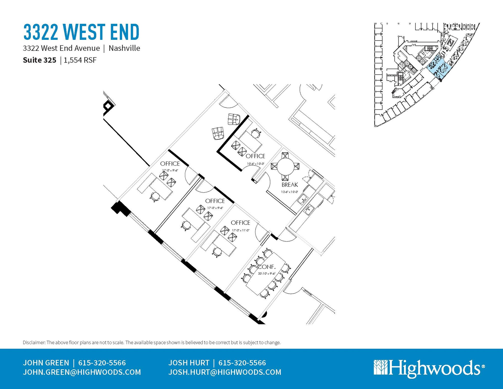 3322 West End Ave, Nashville, TN for lease Floor Plan- Image 1 of 1