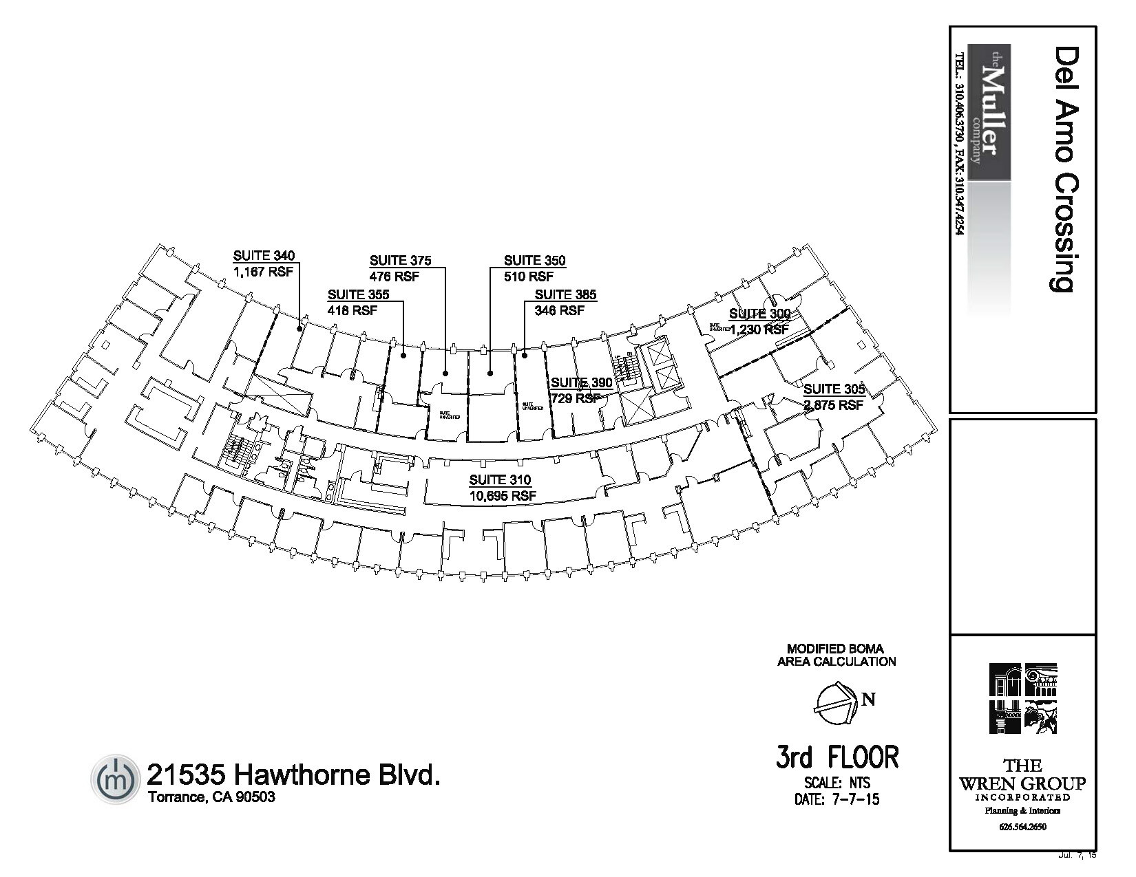 21515 Hawthorne Blvd, Torrance, CA for lease Floor Plan- Image 1 of 1