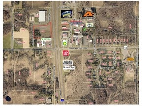 16324 Hwy 65 NE, Ham Lake, MN - AERIAL map view