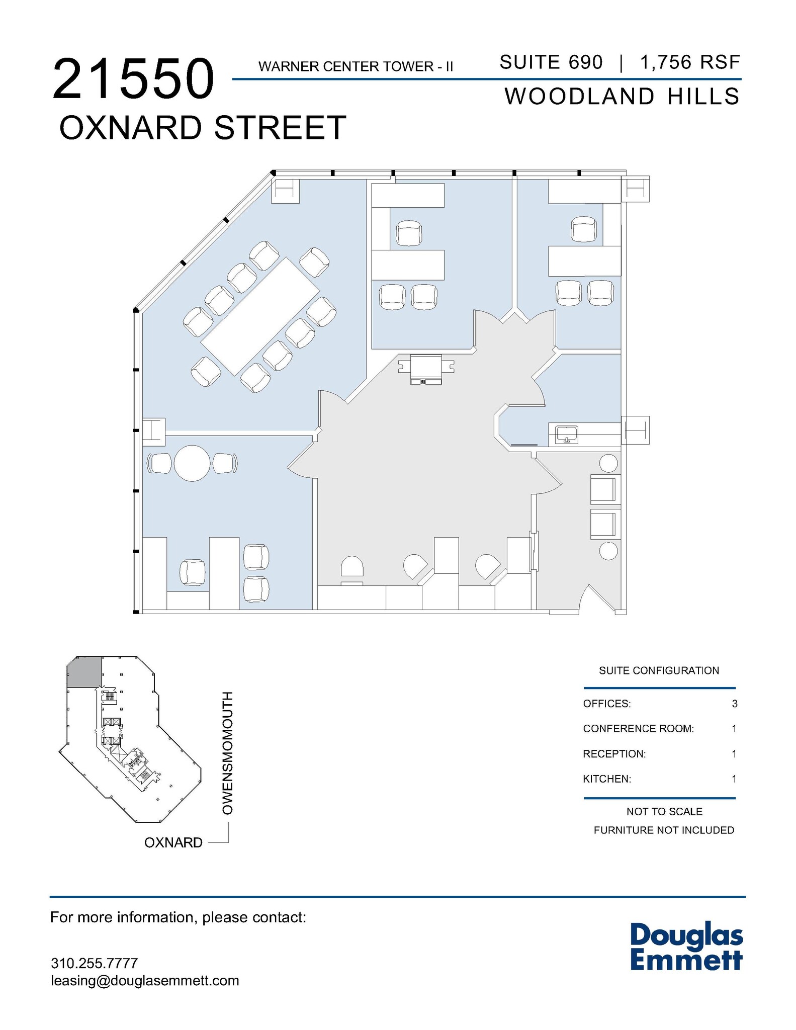 21550 Oxnard St, Woodland Hills, CA for lease Floor Plan- Image 1 of 1