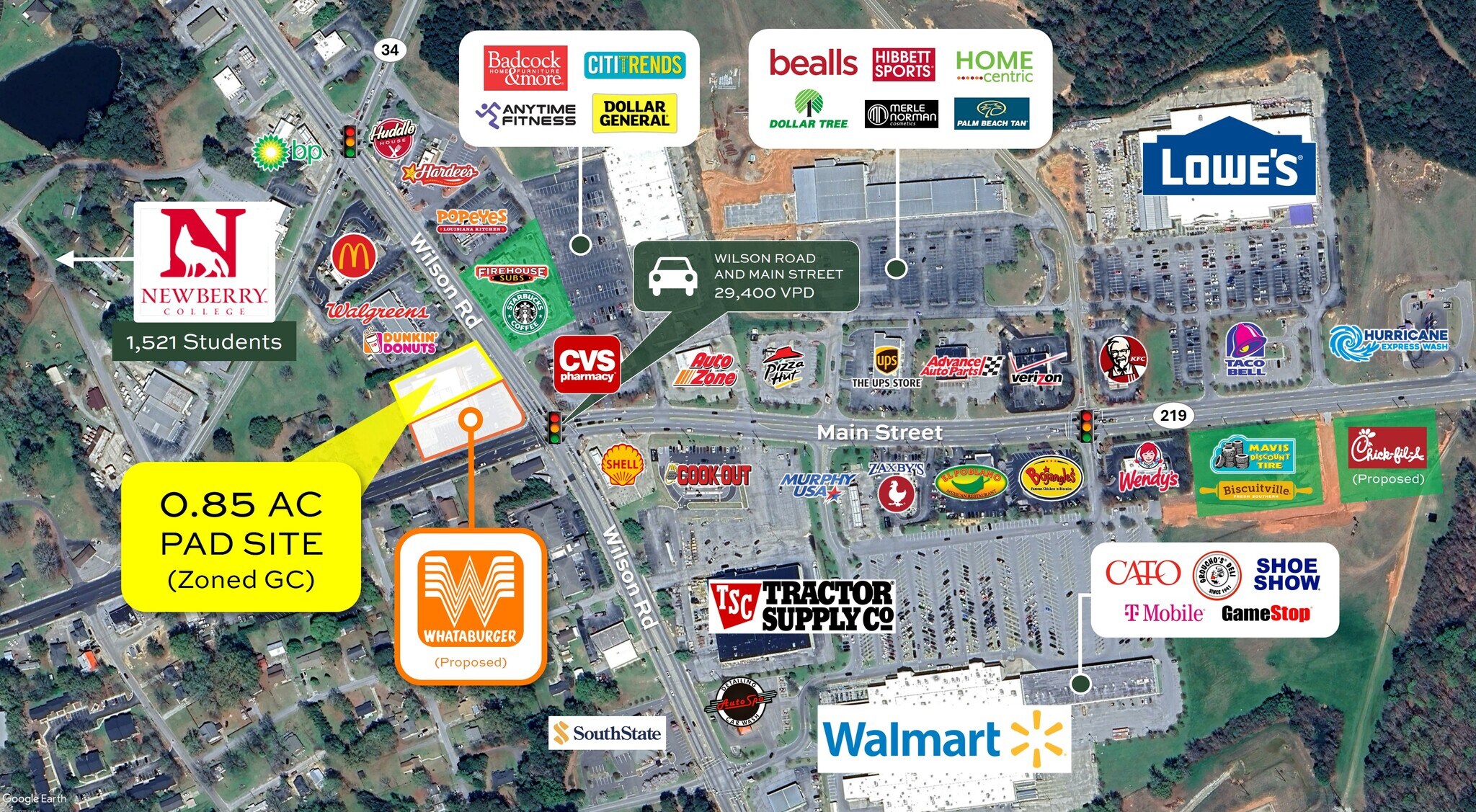 Wilson Road, Newberry, SC for lease Primary Photo- Image 1 of 2