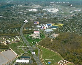 120 Old County Cir, Windsor Locks, CT - AERIAL  map view