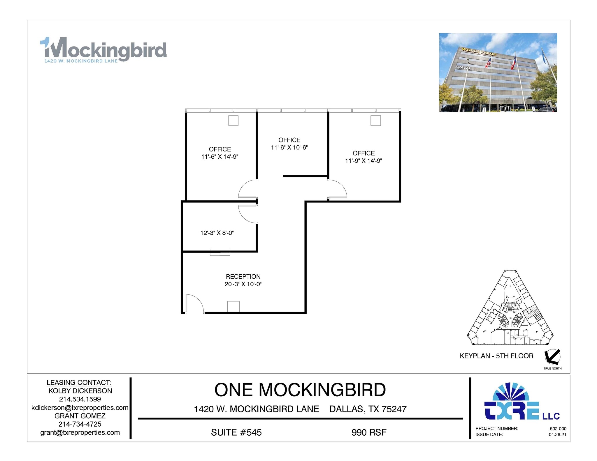 1420 W Mockingbird Ln, Dallas, TX for lease Floor Plan- Image 1 of 1