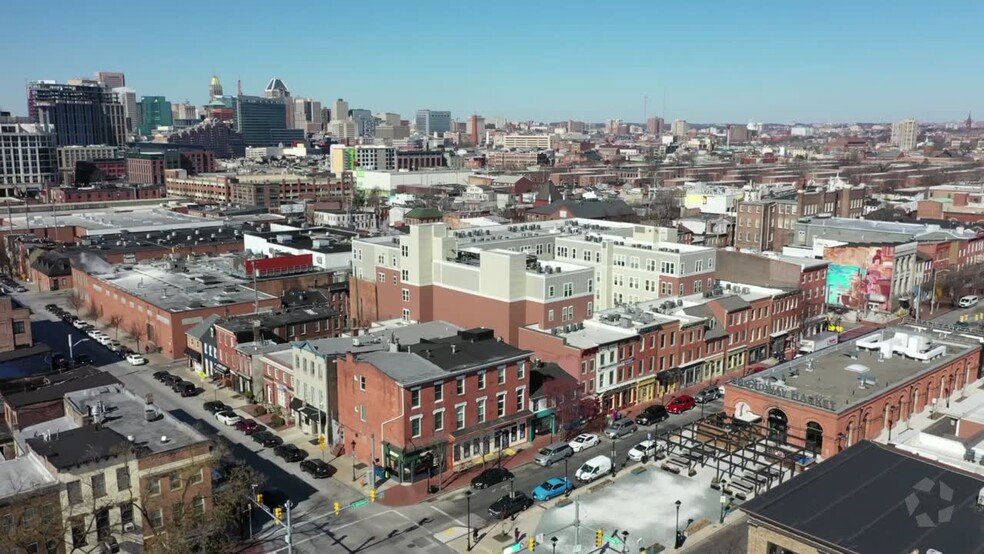 600-604 S Broadway, Baltimore, MD for lease - Aerial Video - Image 2 of 15