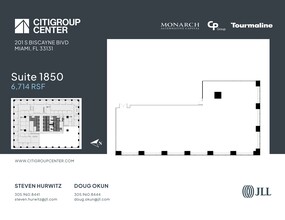 201 S Biscayne Blvd, Miami, FL for lease Site Plan- Image 1 of 11