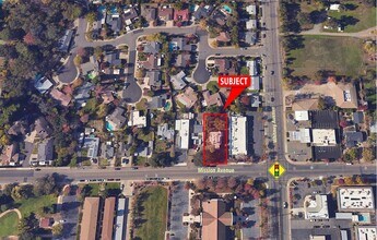 3449 Mission Ave, Carmichael, CA - AERIAL  map view