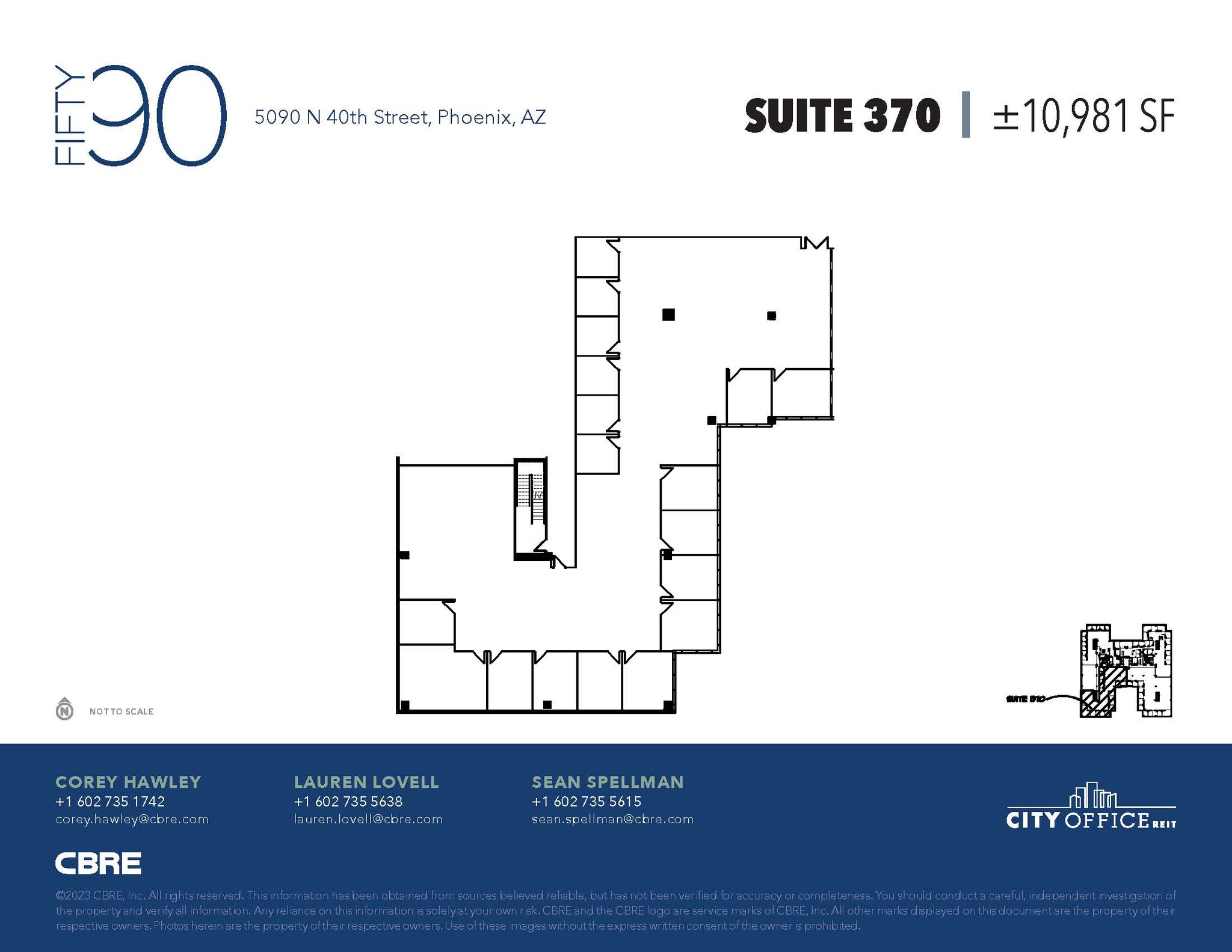 5090 N 40th St, Phoenix, AZ for lease Floor Plan- Image 1 of 1