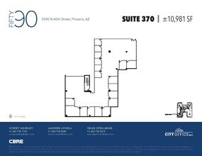 5090 N 40th St, Phoenix, AZ for lease Floor Plan- Image 1 of 1