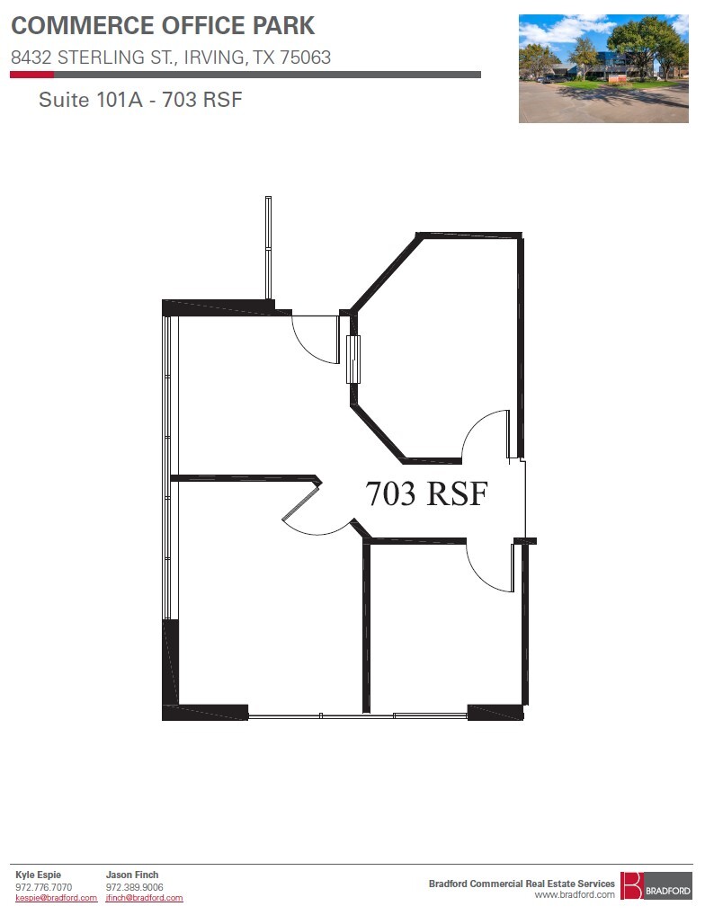 8402 Sterling St, Irving, TX for lease Floor Plan- Image 1 of 1