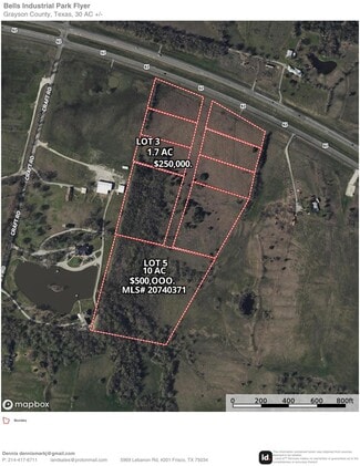 More details for TBD Us 82 #Lot-3, Bells, TX - Land for Sale