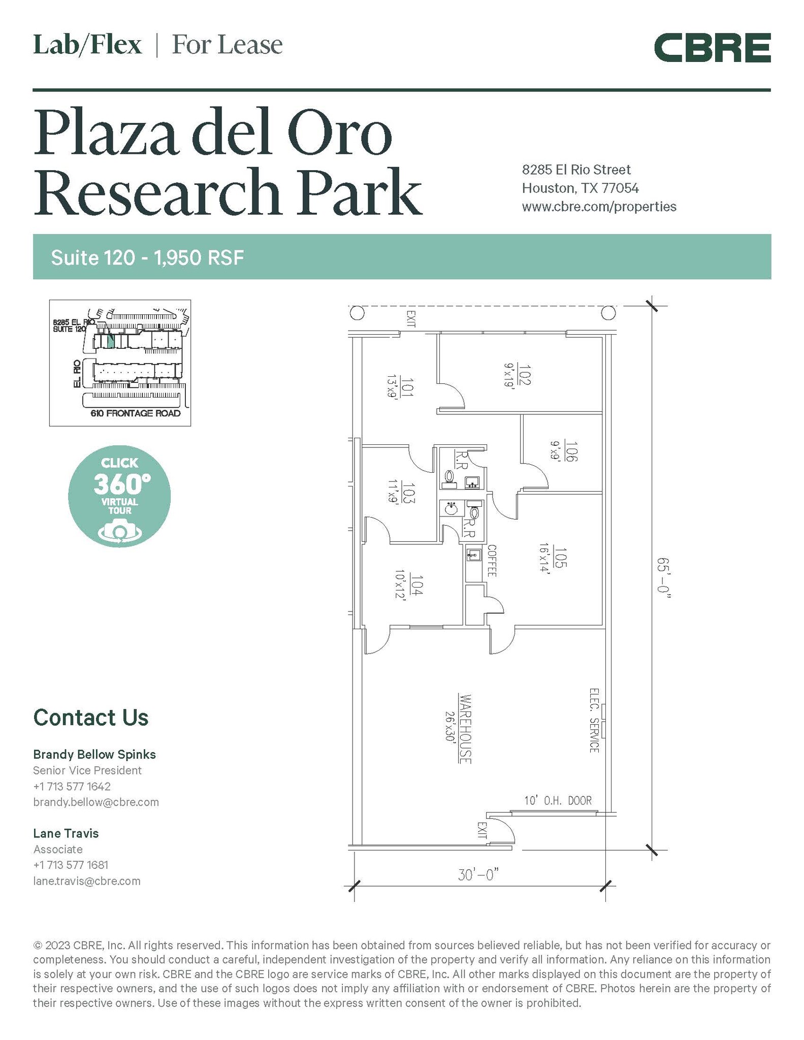 900 S Loop Fwy W, Houston, TX for lease Floor Plan- Image 1 of 1