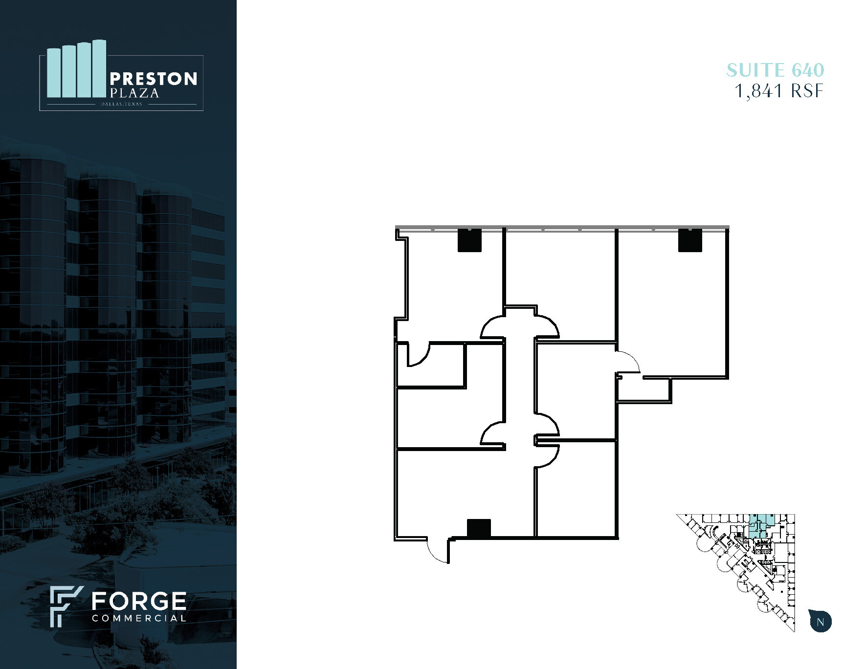 17950 Preston Rd, Dallas, TX for lease Floor Plan- Image 1 of 3