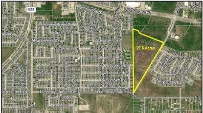 McCart Ave, Fort Worth, TX - aerial  map view