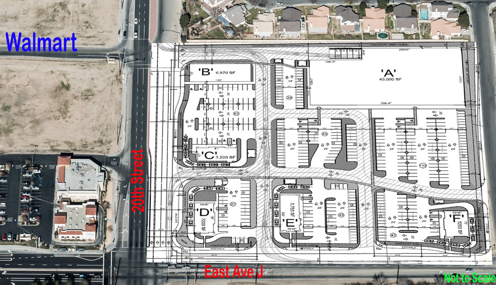 2015 E Avenue J, Lancaster, CA for lease - Aerial - Image 2 of 3