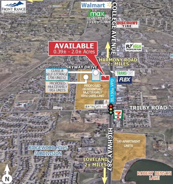 SWC of W Skyway Dr & College Ave, Fort Collins, CO for sale - Building Photo - Image 2 of 2