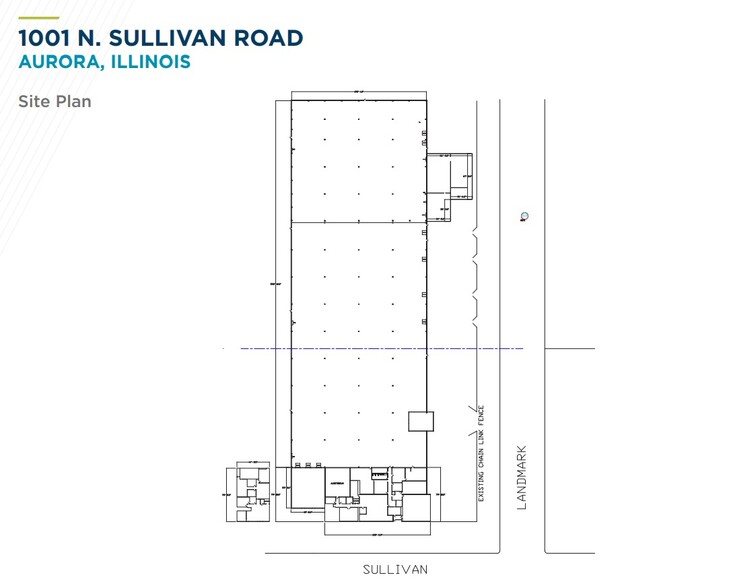 1001 Sullivan Rd, Aurora, IL for sale - Site Plan - Image 2 of 4