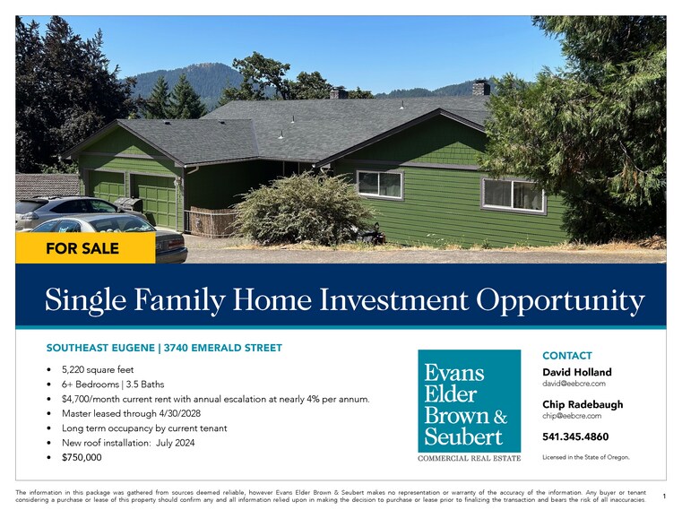 3740 Emerald St, Eugene, OR for sale - Building Photo - Image 2 of 5