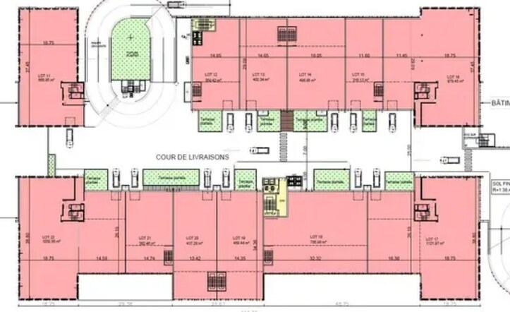 Office in Gennevilliers for lease Site Plan- Image 1 of 8