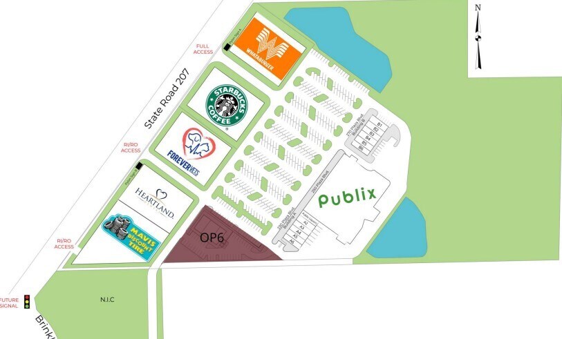 250 Plaza Blvd, Saint Augustine, FL for lease Site Plan- Image 1 of 2