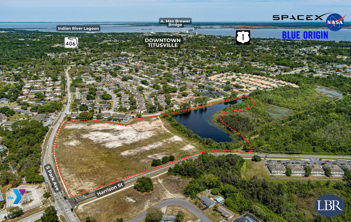 1925 S Park Ave, Titusville, FL for sale Aerial- Image 1 of 5