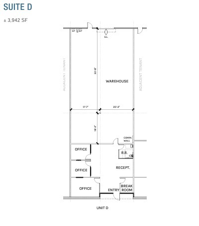 12760 Danielson Ct, Poway, CA for lease Floor Plan- Image 1 of 1