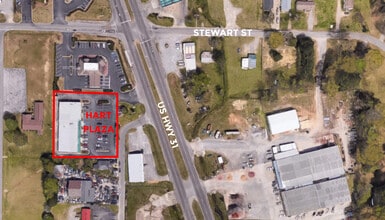 587 Highway 31 NW, Hartselle, AL - AERIAL  map view