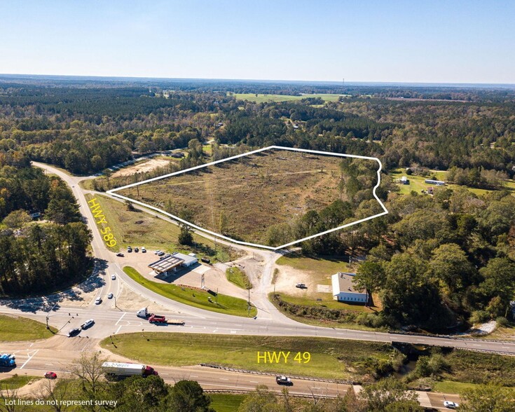 0 Highway 589, Seminary, MS for sale - Aerial - Image 1 of 1