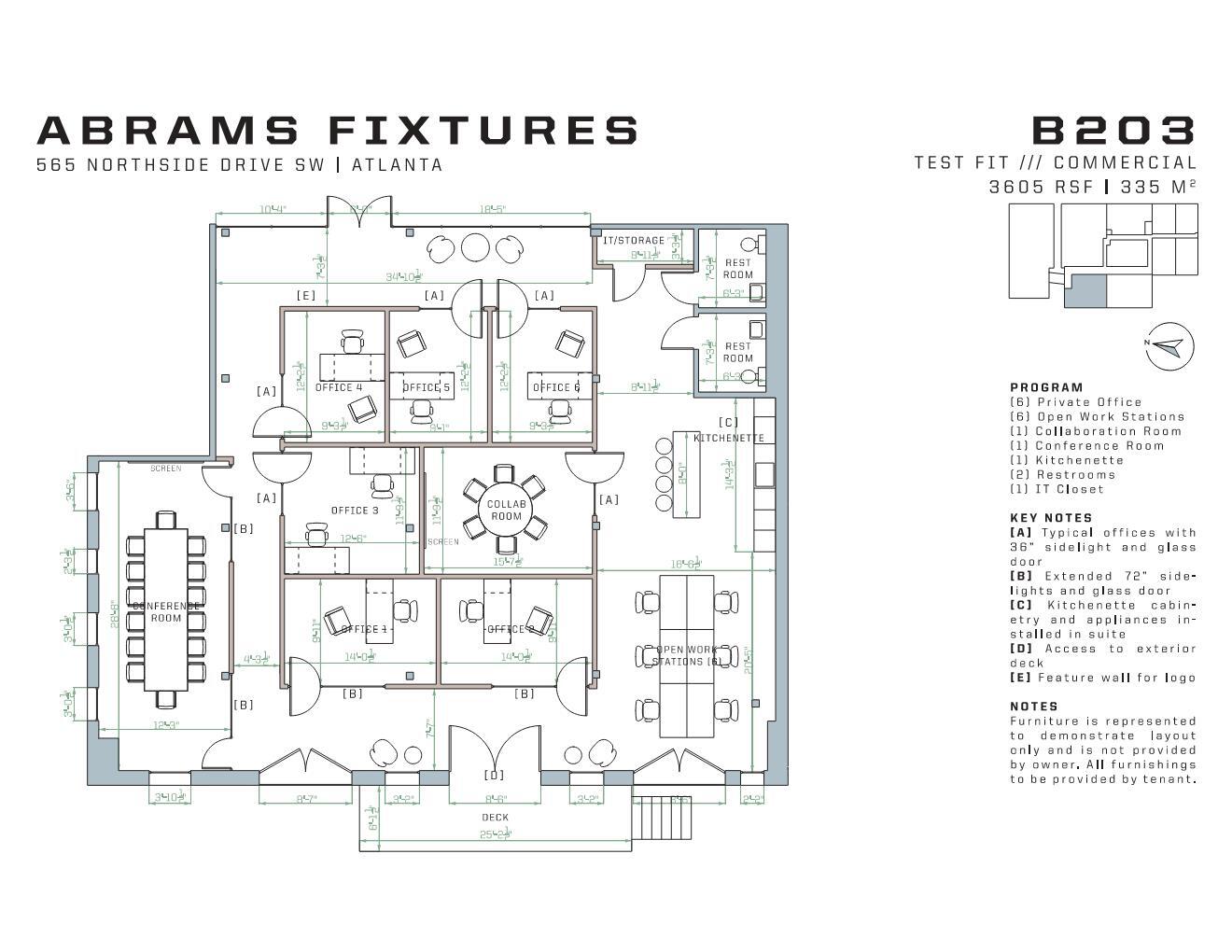 565 Northside Dr, Atlanta, GA for lease Floor Plan- Image 1 of 5