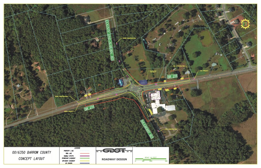 Hwy 211 & Mulberry Rd. Parcel 5 Rd, Winder, GA 30680 Hwy 211