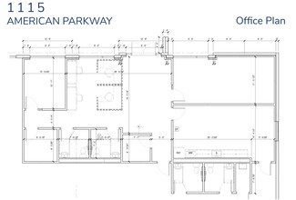 1115 American Pky, Allentown, PA for lease Floor Plan- Image 2 of 2