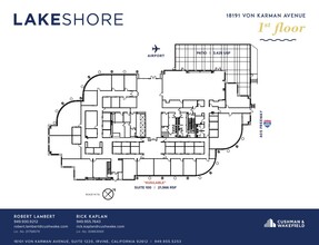 18101 Von Karman Ave, Irvine, CA for lease Floor Plan- Image 1 of 1