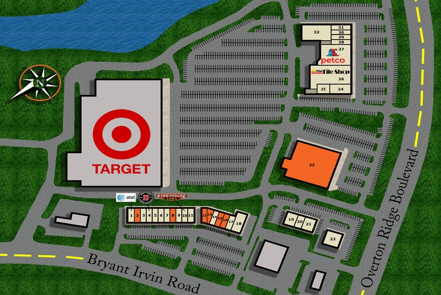4801 Bryant Irvin Rd, Fort Worth, TX for lease - Site Plan - Image 2 of 2