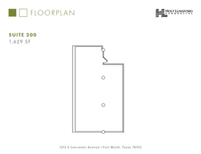 1212 E Lancaster Ave, Fort Worth, TX for lease Floor Plan- Image 1 of 1