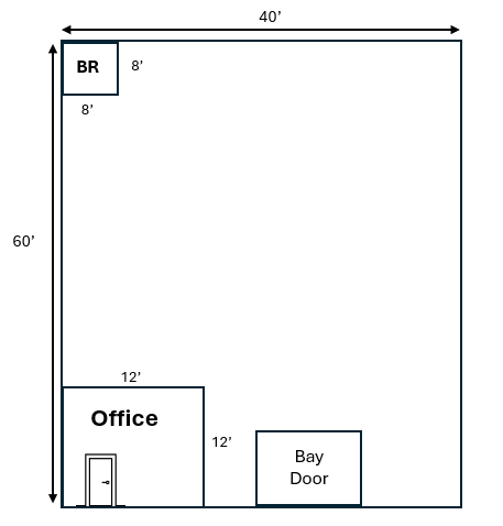 13045 Harmon Rd, Fort Worth, TX for lease Floor Plan- Image 1 of 1