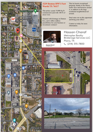 More details for 3229 Denton Hwy, Haltom City, TX - Land for Sale