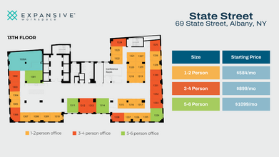 69 State St, Albany, NY for lease Floor Plan- Image 1 of 4