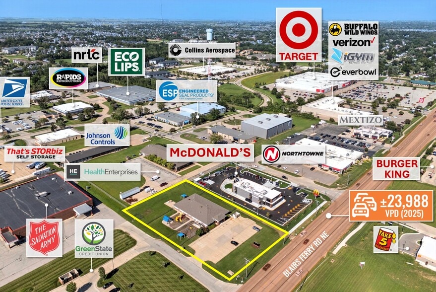 1350 Blairs Ferry Rd NE, Cedar Rapids, IA for lease - Building Photo - Image 3 of 15