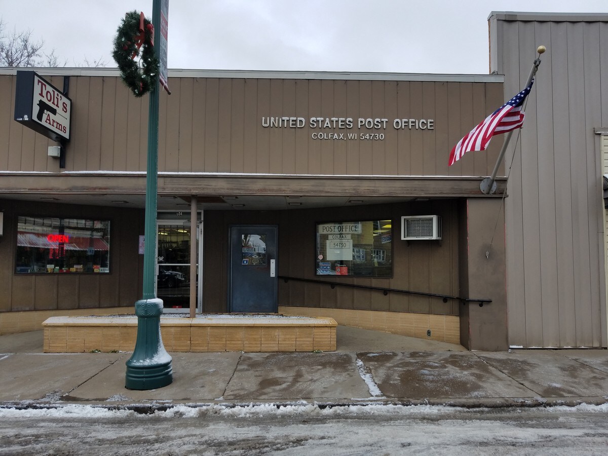 602 Main St, Colfax, WI, 54730 Post Office Property For Sale