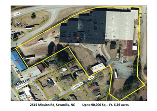 2615 Mission Rd, Hudson, NC - aerial  map view