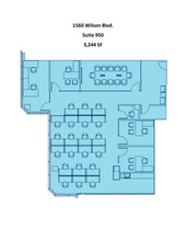 1560 Wilson Blvd, Arlington, VA for lease Site Plan- Image 2 of 2