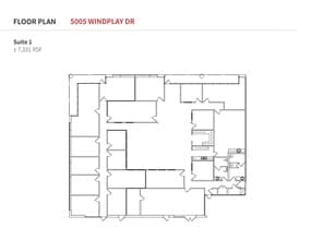 5001 Windplay Dr, El Dorado Hills, CA for lease Floor Plan- Image 1 of 1