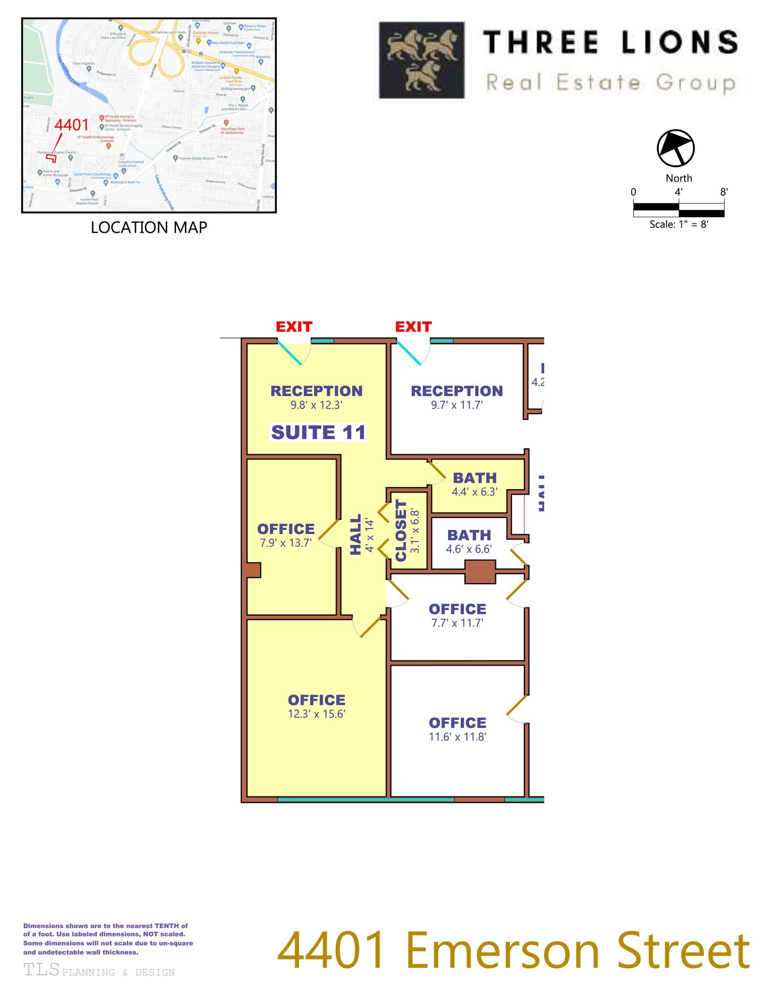 4401 Emerson St, Jacksonville, FL for lease Site Plan- Image 1 of 1