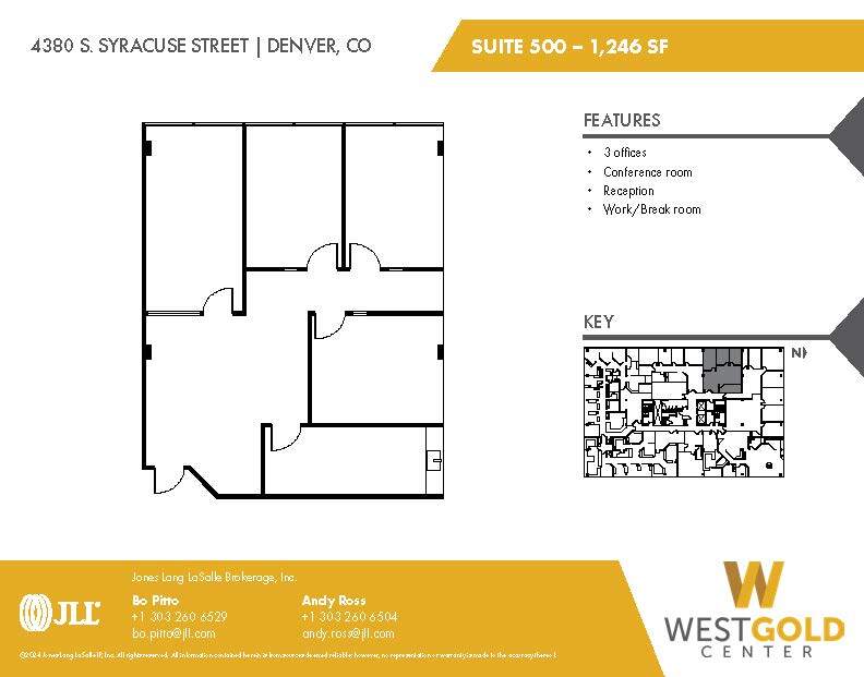 4380 S Syracuse St, Denver, CO for lease Floor Plan- Image 1 of 1